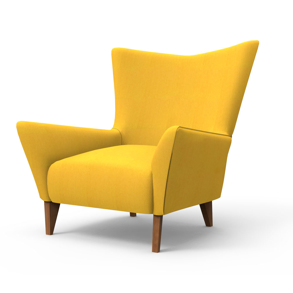 Swain Club chairs - Yellow | Accent chairs Online | Rainforest Italy