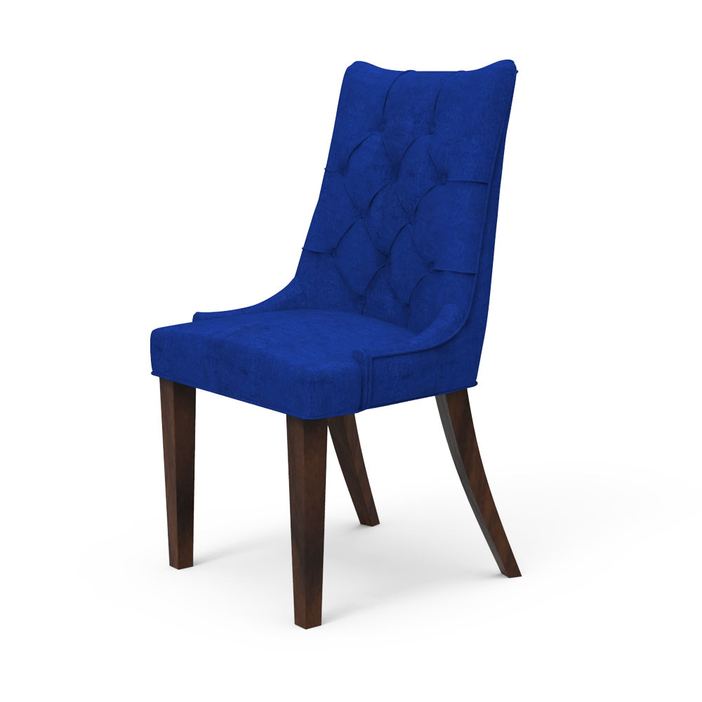 Buy Baxton tufted Back chairs - Blue | Accent chairs ...