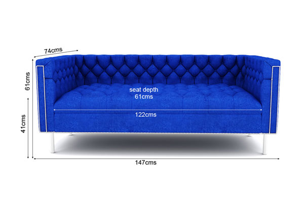 Regal Sofa Admiral Blue, What Is A Sofa Seat At Regal
