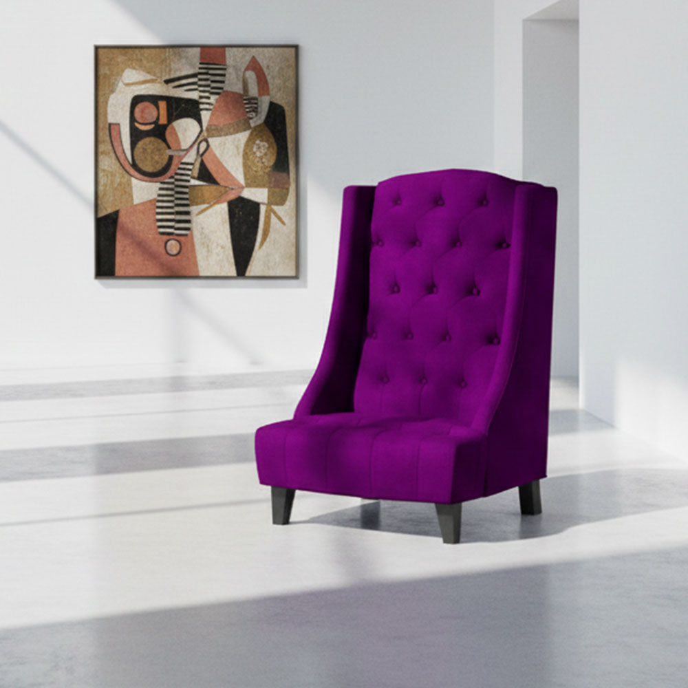 EDWARD CHAIR - VIOLET