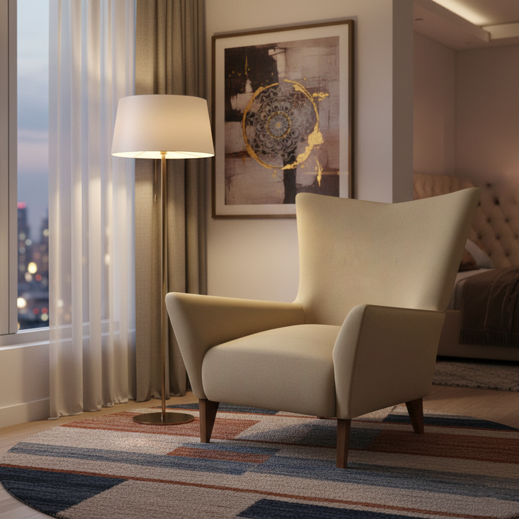 Swain Club Chair-Beige