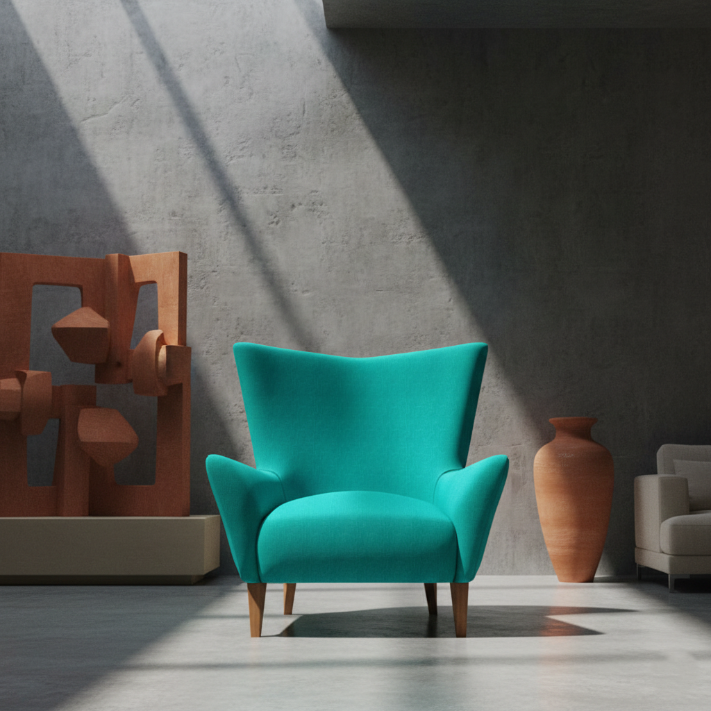 Swain Club Chair- Blue