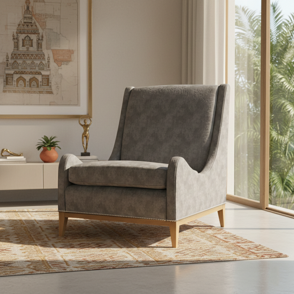 Canyon Club Chair-Grey