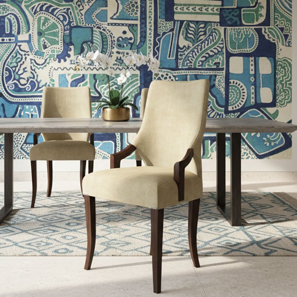 Expresso Beige  Dining Chair