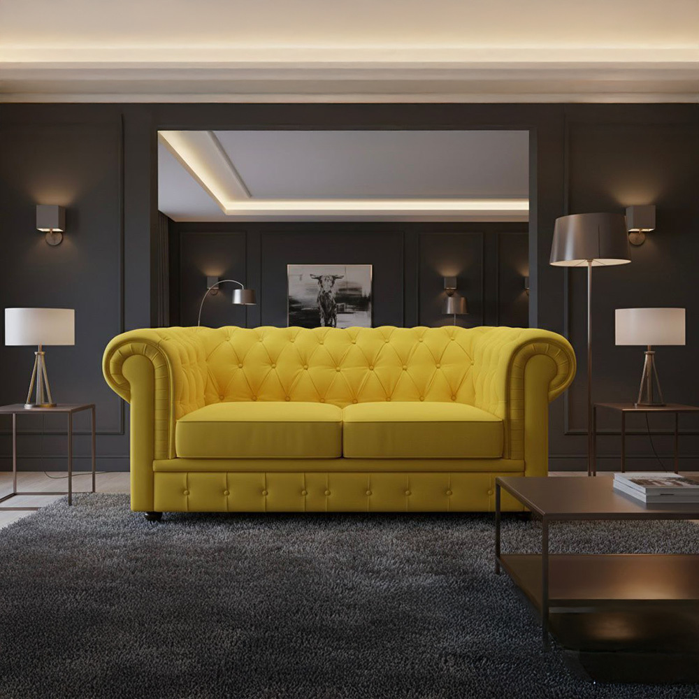 Chester Sofa - Bumblebee Yellow