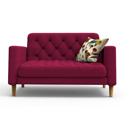 SANGOR Contemporary  Sofa - Boysenberry