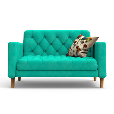 SANGOR Contemporary  Sofa - Blue