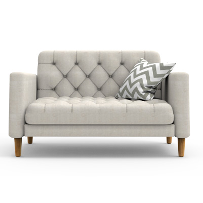 SANGOR Contemporary  Sofa - Bone White