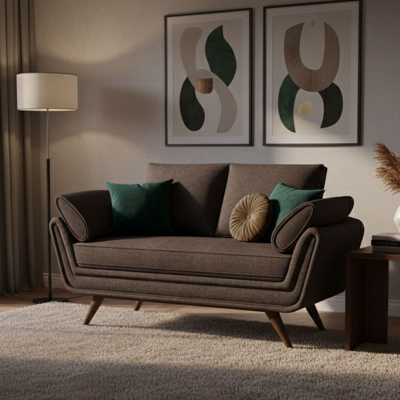 RF Wing Sofa - Charcoal Grey