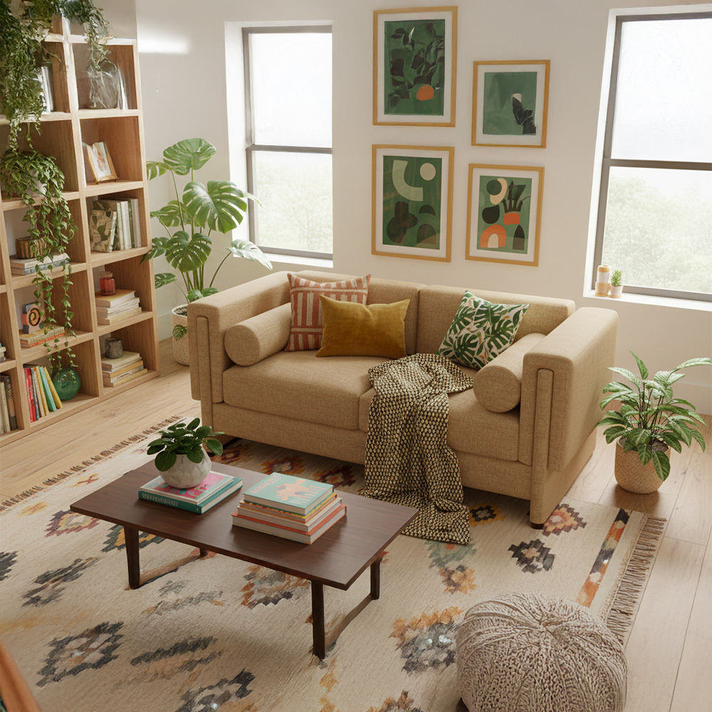 TEE SOFA - SAND BROWN