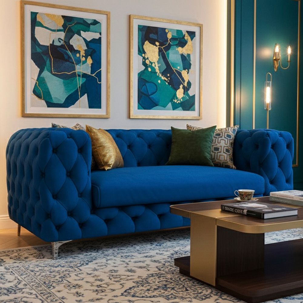 Pisano Sofa Azure Blue