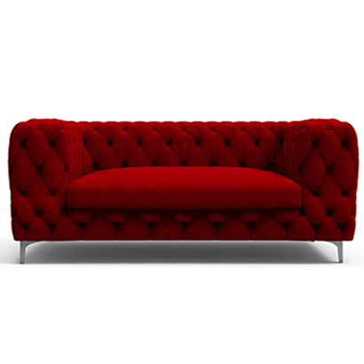 Wooden Leather Sofa Designs, Cherry Red Leather Sofa