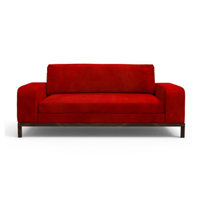 Doric Sofa - Scarlet Red