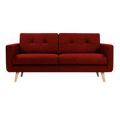 U sofa - Scarlet Red