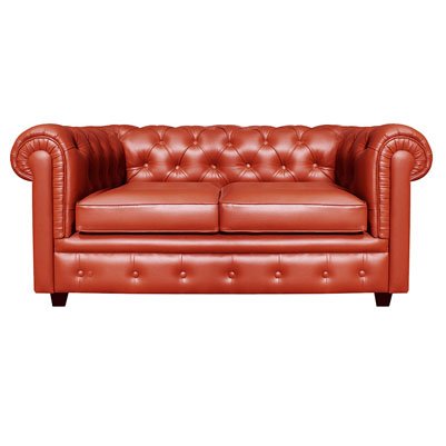 CHESTER SOFA - SCARLET RED