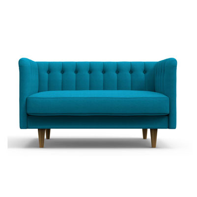 Fluky High back Sofa - Blue