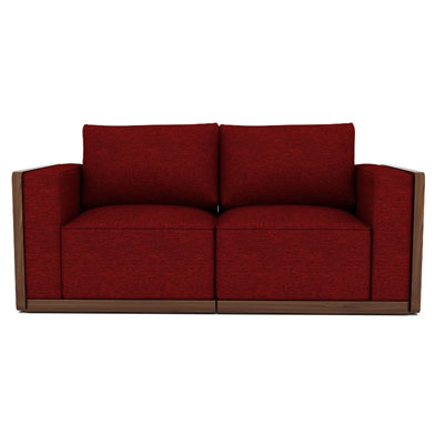 SPACE GRID SOFA - SCARLET RED