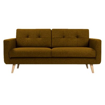 U sofa - Camel Brown